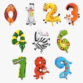 Balloon Numbers Collection 3D